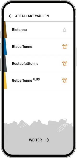 Abfuhrkalender AppView